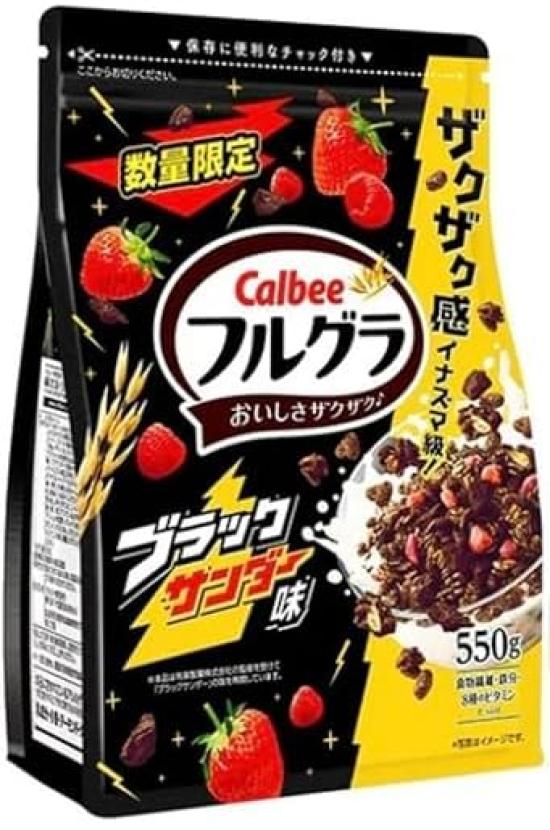 

Calbee Frugra Black Thunder Flavor 550g [Sold separately]