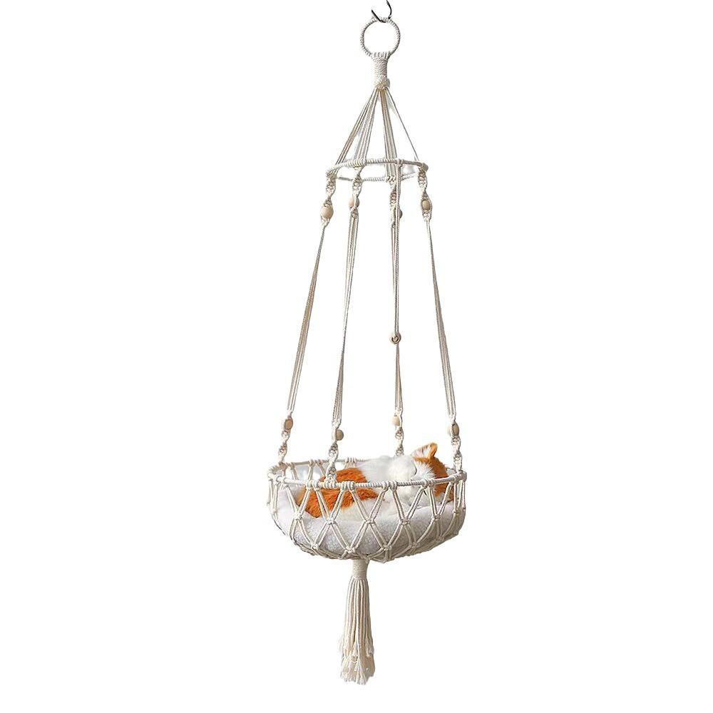 Little Cat Swing Indoor/Outdoor Cat Hanging Cloth Hammock Net Basket Sunbathing Cradle Swing