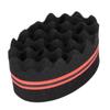 Hair Sponge Brush Big Holes Sponge Dreads Locking Afro Coil Comb Care Tool for Men Women Curls