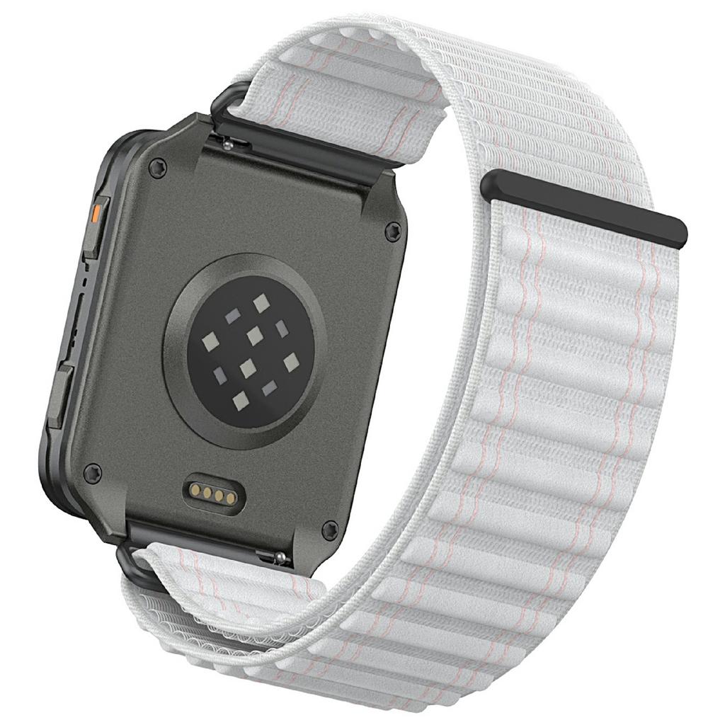 Bracelet en Nylon Design Ondulé pour Garmin Venu X1 Libération Rapide Respirant Bracelet de Montre Connectée