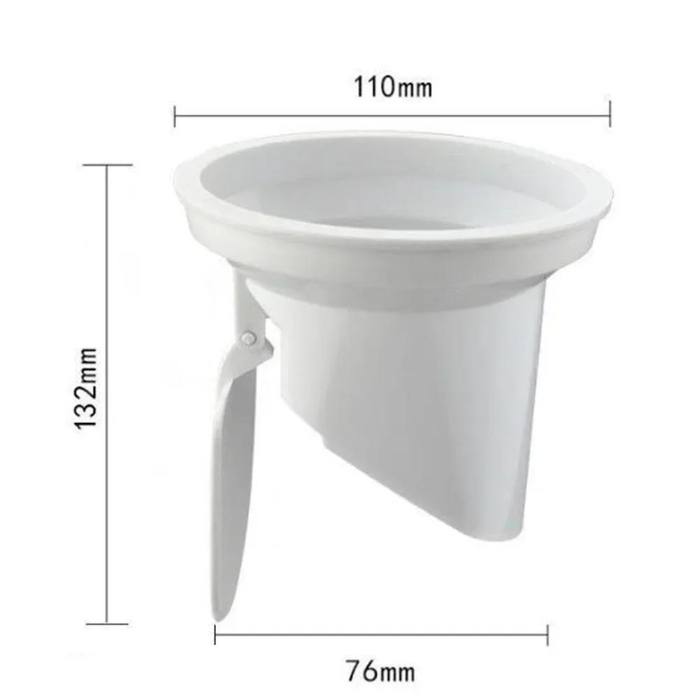 Automatic Closing Toilet Flange Seal Anti-Odor Plug Drain Pipe Floor Drain Sealing Ring Universal Odorproof Toilet Accessories