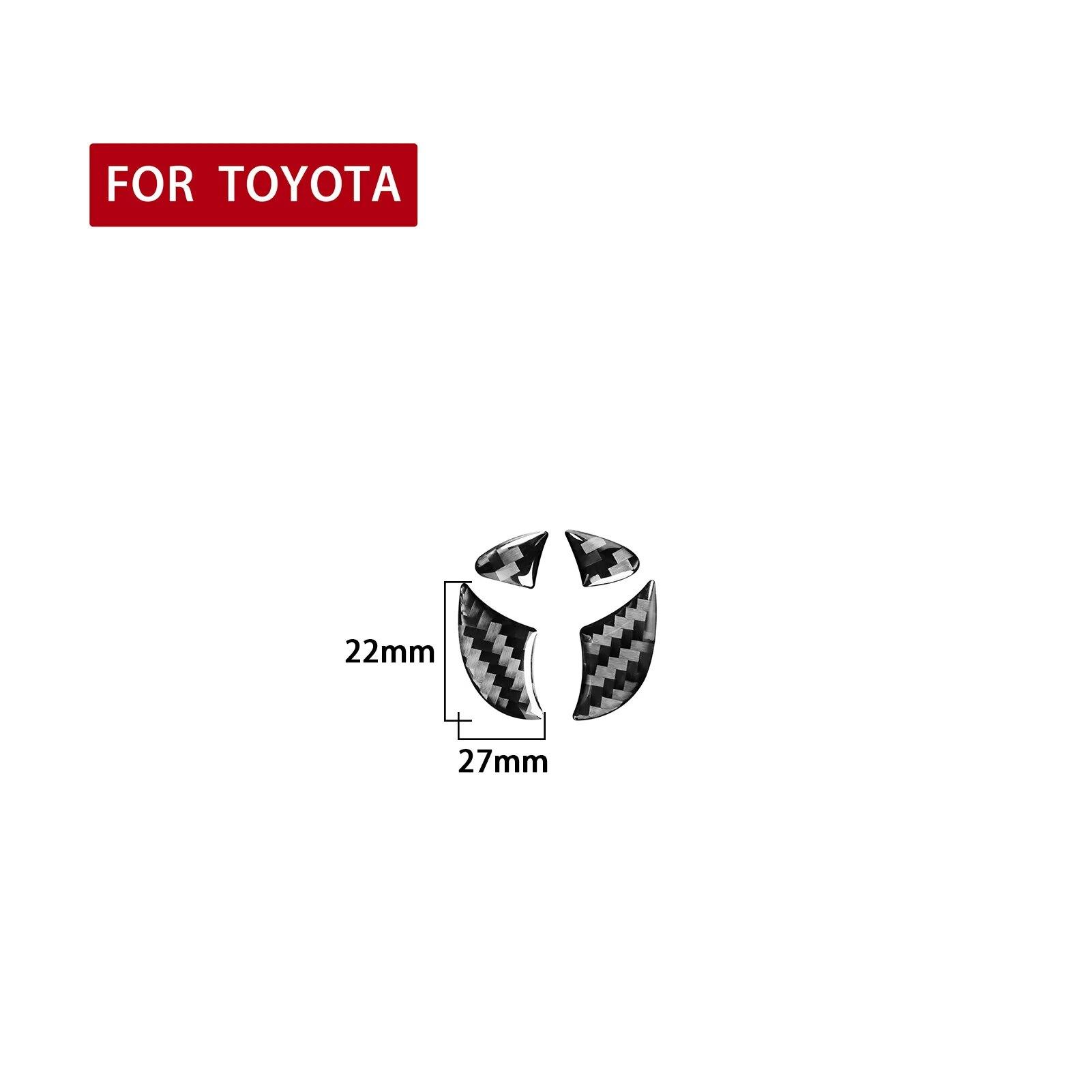 

Углеродное волокно автомобильный руль с логотипом, рамка, наклейки, наклейка для Toyota Corolla 2014-автомобильные аксессуары для интерьера чёрный