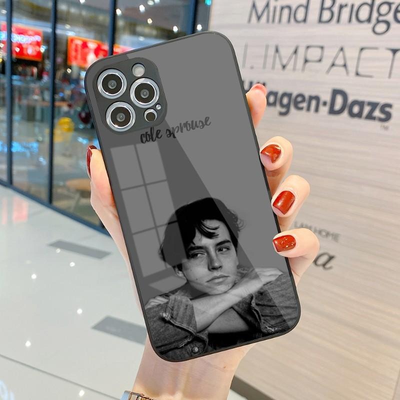 Cole Sprouse Cool Phone Case For IPhone 14 13 12 11 Pro Max X XR XS 8 7 Plus Liquid Glass Color Phone Cover
