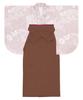 Hakama Two Shaku Sleeve Plain Graduation 4 Piece Set Hakama Lower Gorgeous G Dusk Peony Hakama [KYOETSU] Set, Kimono, Hakama, Ceremony, (Kimono,