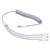 Apple Lightning Micro Usb Type C 100w Fast Charging Data Cable With Extendable Design For Multidevice Use