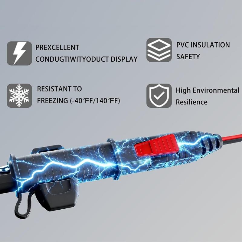 Flexible 13-16 Inch Power Wire with Overcurrent Protection Waterproof Blend Cable for Automotive Battery Chargers