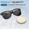 Sunglasses for Women and Silicone Foldable Stylish Sunglasses with Simple for Sun Ink Color [uxcell] Men, & PC, Model, Box, Driving, Shopping,