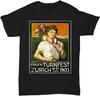 Men's Vintage Poster 1903 Eidgen Turnfest Zurich Switzerland T Shirt