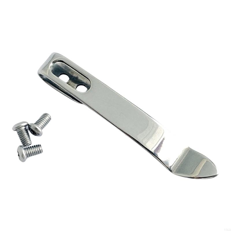 Sturdy 420 Stainless Steel Pockets Cutter Clip Gear Pockets Clip For DIY Tool With Secure Grip And Convenient Design Y5GB