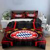 Logo FC Bayern Monaco. Set lenzuola Set copripiumino Copripiumini Federe(1 * Copripiumino 2 * Federe senza imbottitura per piumino)