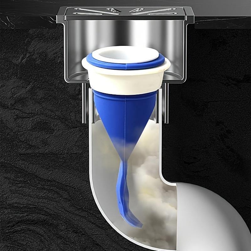 1Pcs Anti Odor Floor Drain Core Navy Blue Drain Cover Round Shower Drainer One Way Valve Insect Prevention Bathroom Accessories