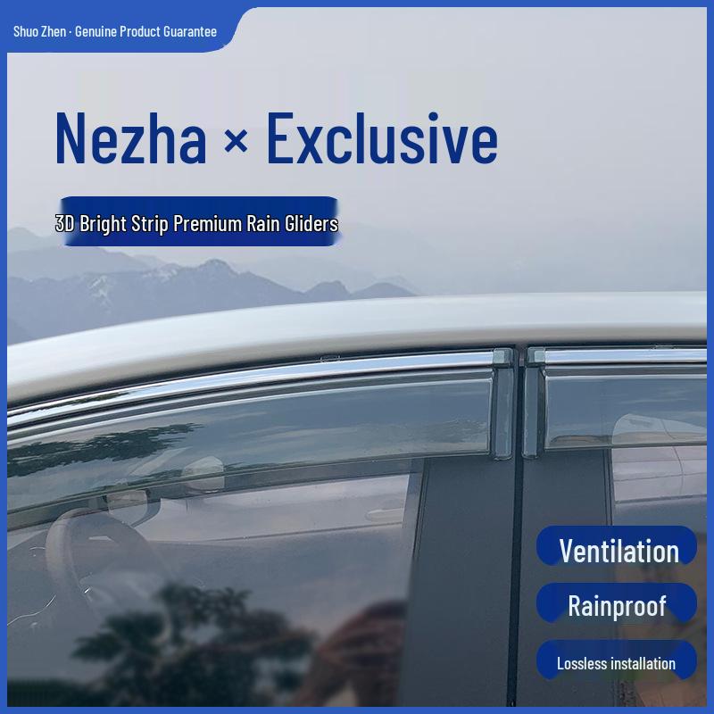 NETA Nezha X Sun & Rain Guard Window Visors: Weather Protection Shields
