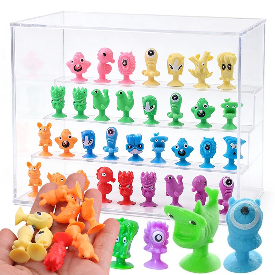 18/36pcs Mini Suction Cup Doll Multistyle Monsters Themed Birthday Gift Home Decoration Car Office Desk Ornaments XJM