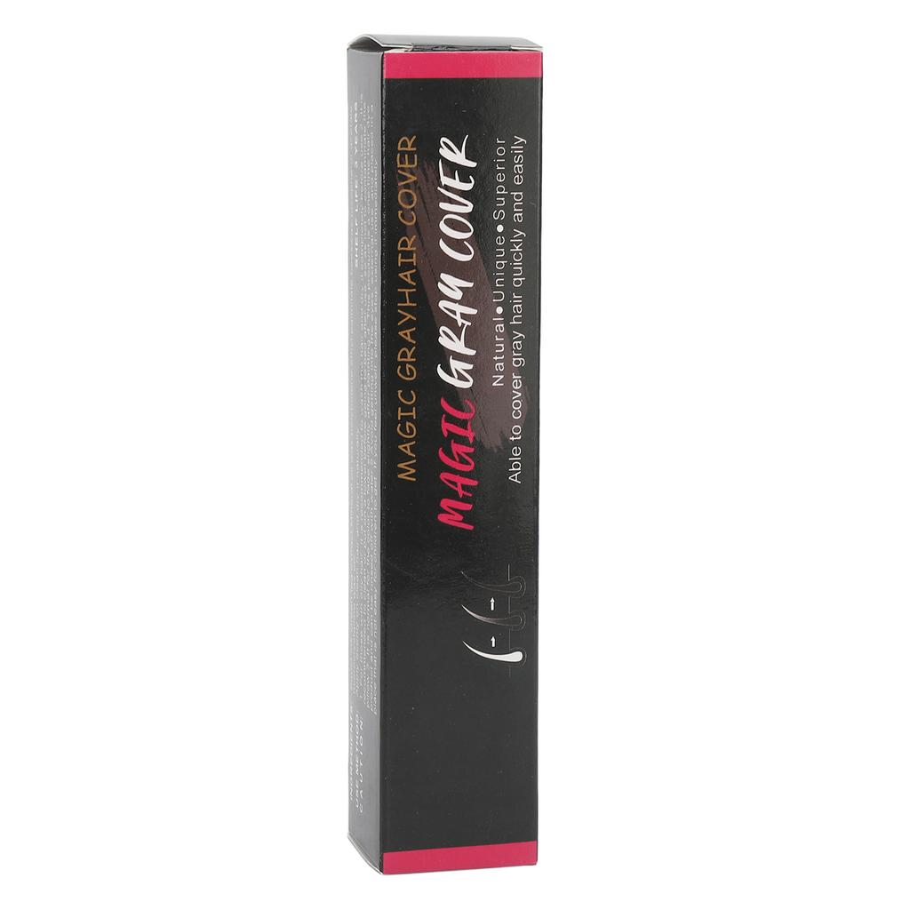 Hair Coloring Pen Brown Disposable Quick Cover White Hair Dye Stick for White Root
