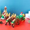Santa Claus Miniature Small Particle Christmas Day Series Building Blocks Kids Toys Festival Gifts