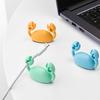 Cute Crab Cable Line Processor Adhesive Organizer Clip Wire Tidy Holder for Data