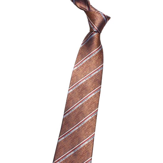 Men Tie Formal Striped Spotted Print Groom Wedding Tie Business Wear Clear Pattern Pointed Office Banquets Necktie