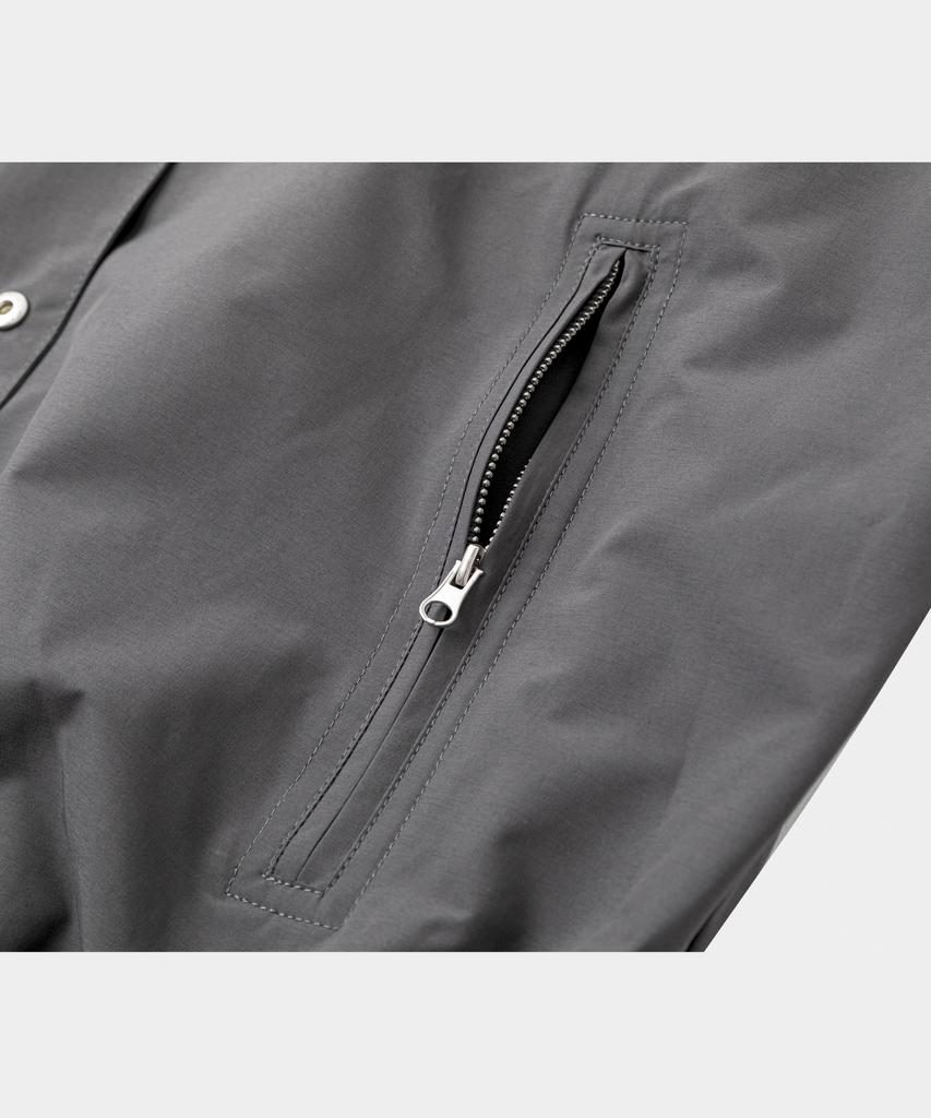 Lettercomo Waterproof Windlight Parka Jacket Dark Grey