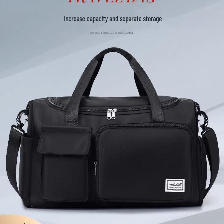 Men's Large Capacity Oxford Cloth Travel Bag - Lightweight, Handheld, and Perfect for Short Trips, Sports, or School Use