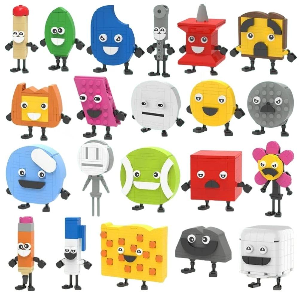 21 In 1 Battle for Dream Island Game Figures Building Blocks Set Woody Coiny Model Toys for For Children 2024 New Year Gifts