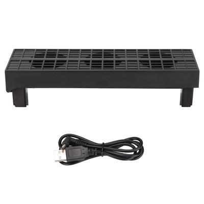 Ventola di Raffreddamento Automatica 3 Porte Ventola Multifunzionale Intelligente a Controllo della Temperatura per PS4 Slim