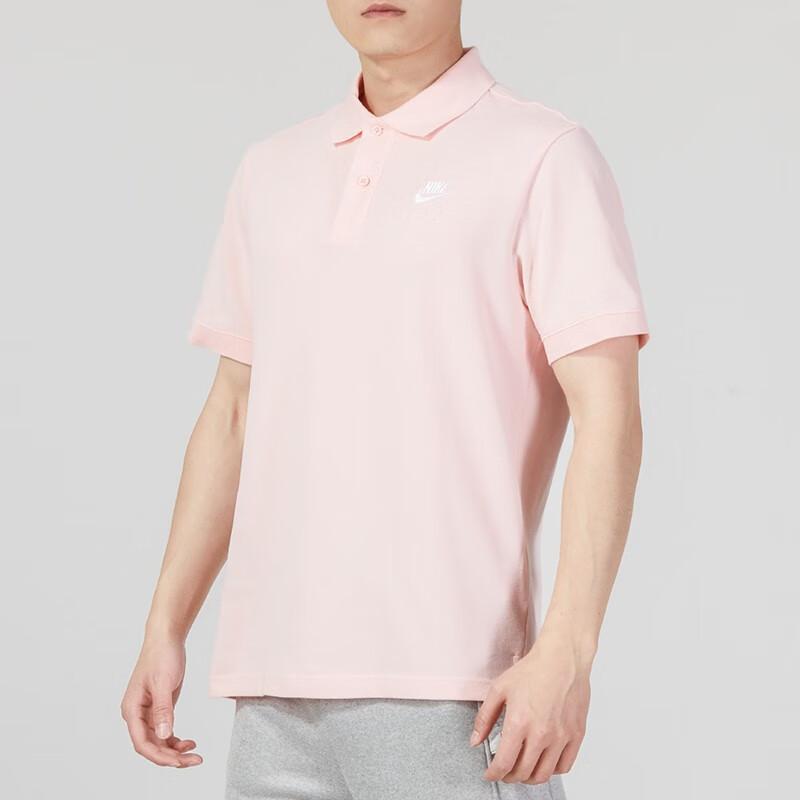 New Nike Polo Shirts Men Pink CJ4457-686