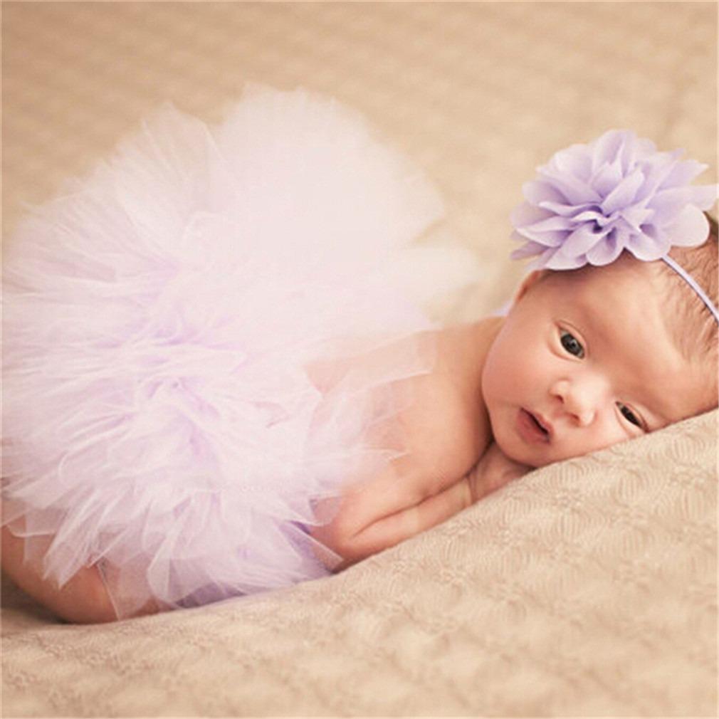 Neugeborenen Fotografie Requisiten Säugling Kostüm Outfit Prinzessin Baby Tutu Rock Stirnband