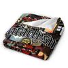 World of Warcraft Game  Flannel Blankets  Super Warm Throw Blanket for Outdoor Travel Office Aesthetic Bedspread Sofa Bed Cover