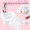 Portable 5-in-1 Watercolor Palette & Brush Washer Bucket