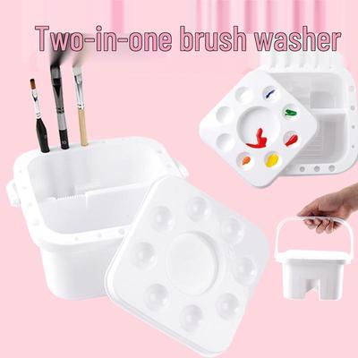 Portable 5-in-1 Watercolor Palette & Brush Washer Bucket