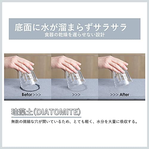 Pearl Metal Diatomaceous Earth Tray, Iron Draining Basket, Black, Skit HB-5314