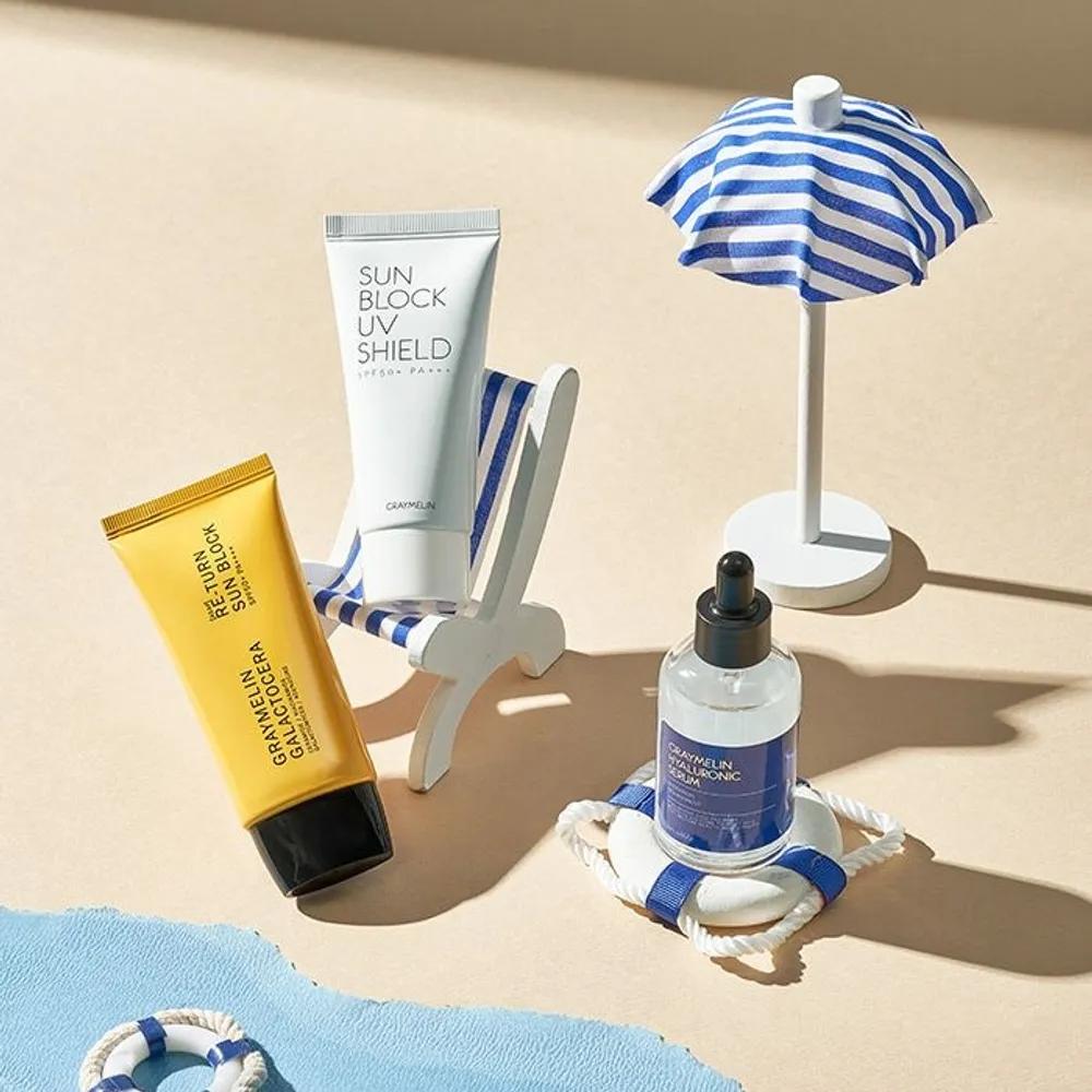 

Hyaluronic Acid Serum + Sunscreen (Select 1) SET