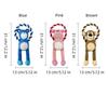 Funny Bite Resistant Dog Chew Knot Toy Animals Shaped Cartoon Cotton Rope Pull Ring Sounding Dog Squeaking Toys Training