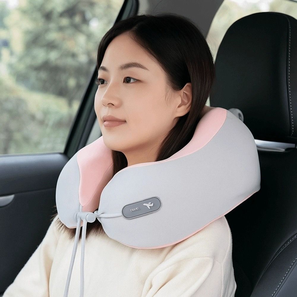 Slow Rebound Neck Support Cushion Comfortable Sleeping Neck Pillow U-shaped Travel Pillows Summer