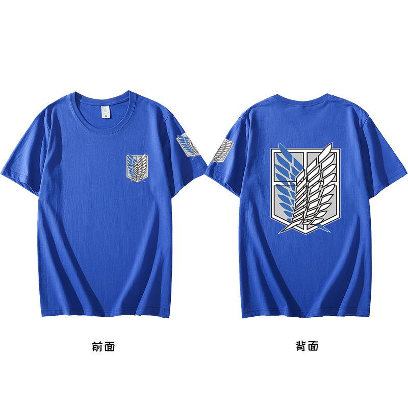 Anime Attack On Titan Series Printing Tshirt Short Sleeve Tee Summer Tops Unisexs Clothing Casual Daily Wear
