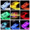 New SUPAREE Car LED Tape LED Tape Light 12V RGB Full Color Sound Reactive Footlight Car Charger Type Car Interior Decoration Footlight Car Footlight F