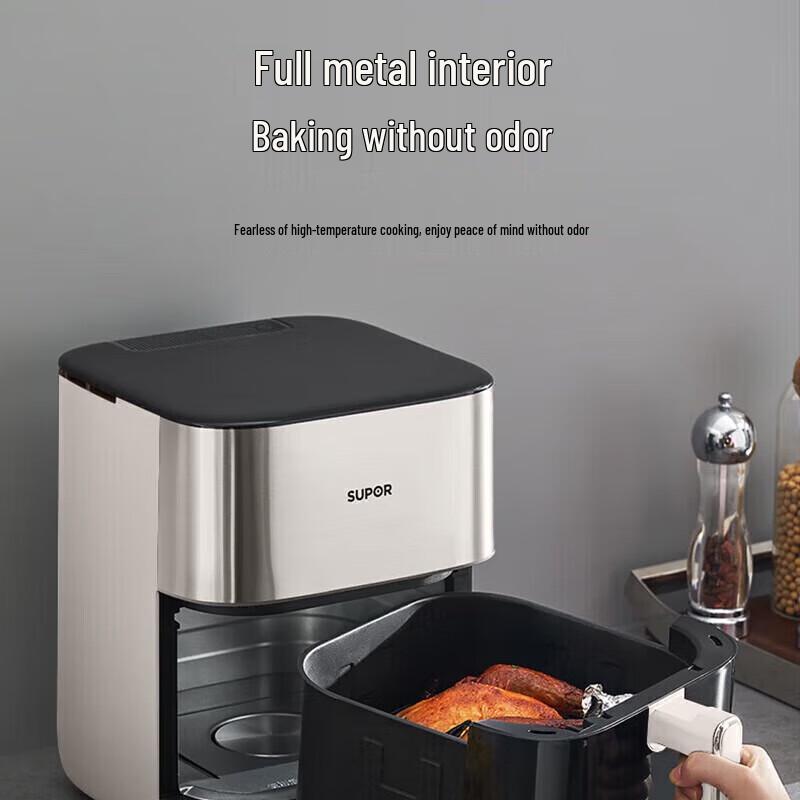 SUPOR 6L Far Infrared Visible Touchscreen Air Fryer CN plug (adapter included)