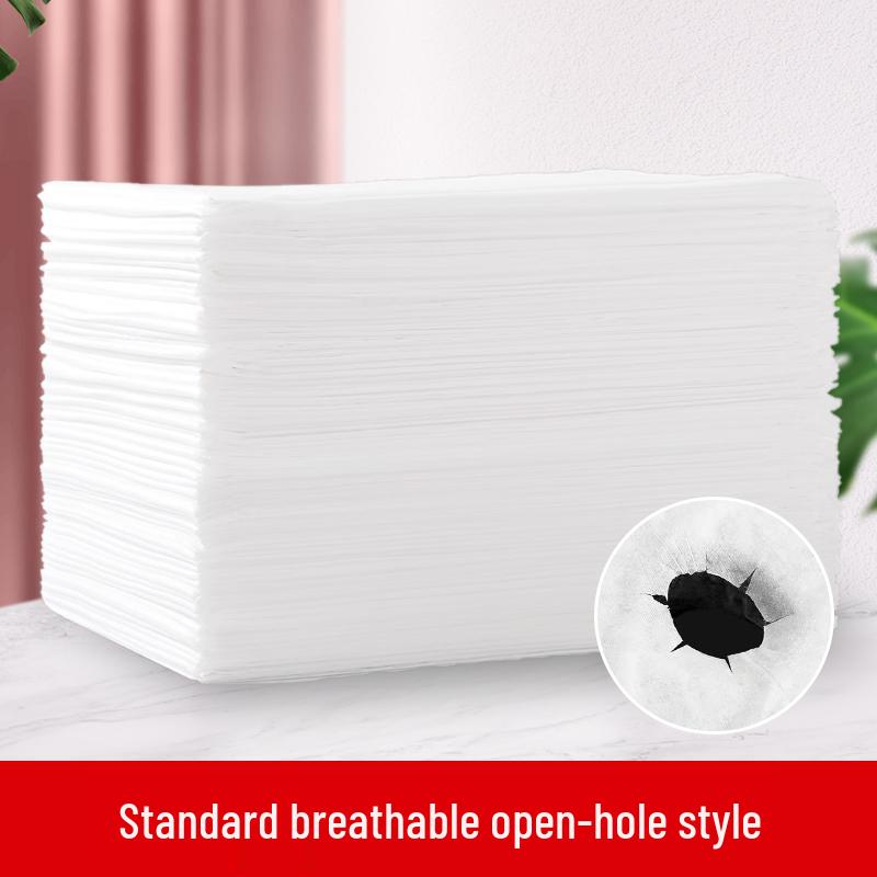 Supreme Beauty Disposable Non-woven Bed Sheet for Salon & Foot Bath - Breathable, Waterproof, Oil-proof with Hole Towel Pad