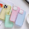 Fresh Macaron Colored Clear Hard Case PC+TPU 2in1 Protective Back Cover for iPhone 17 16e 16 15 14 Plus 13 12 11 Pro Max