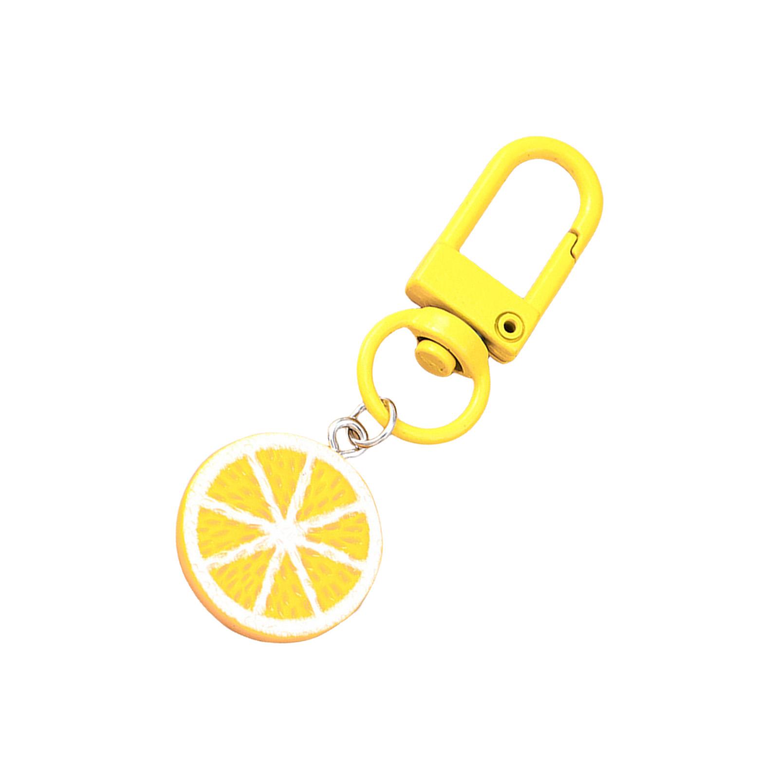 

Playful Fruit Inspired Keyring Colorful Keychain Accessory For Backpacks Purses Decorative Ornament