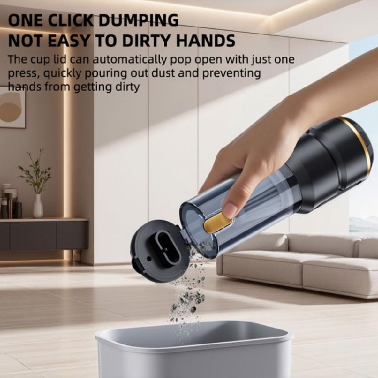 Multifunctional Car Vacuum Cleaner Featuring Removable Battery For Emergency Use High Suction And Easy Type C Charging