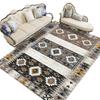 Retro Ethnic Style European-style Living Room Carpet Bohemian Non-slip Coffee Table Carpet Household Easy-to-take Crystal Velvet Carpet