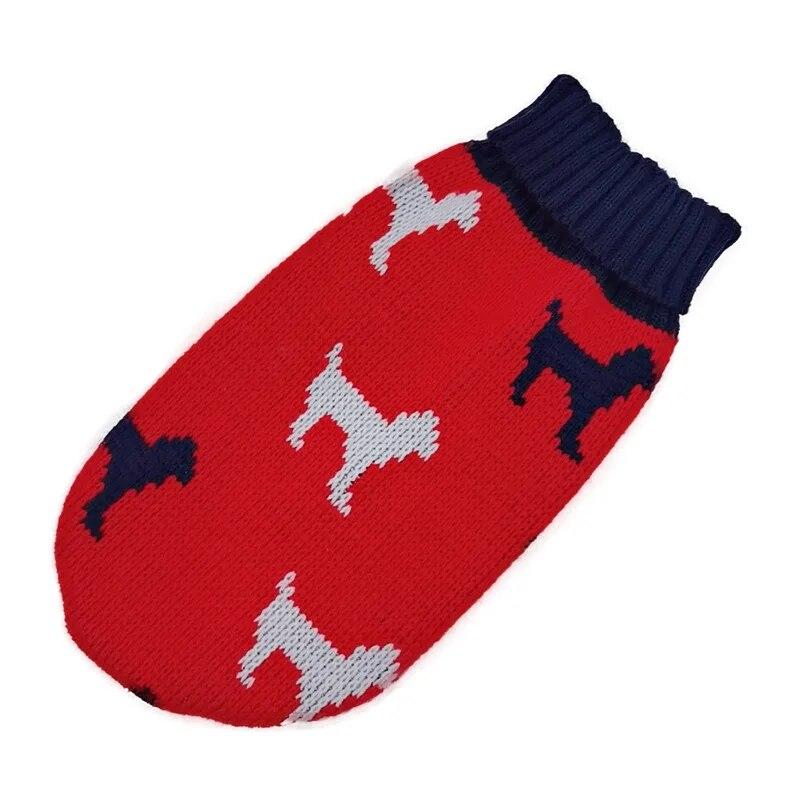 Pet Clothes For Small Dogs Cats Winter Warm Puppy Outfit Christmas Dog Sweater Cartoon Chihuahua Clothing French Bulldog Coat