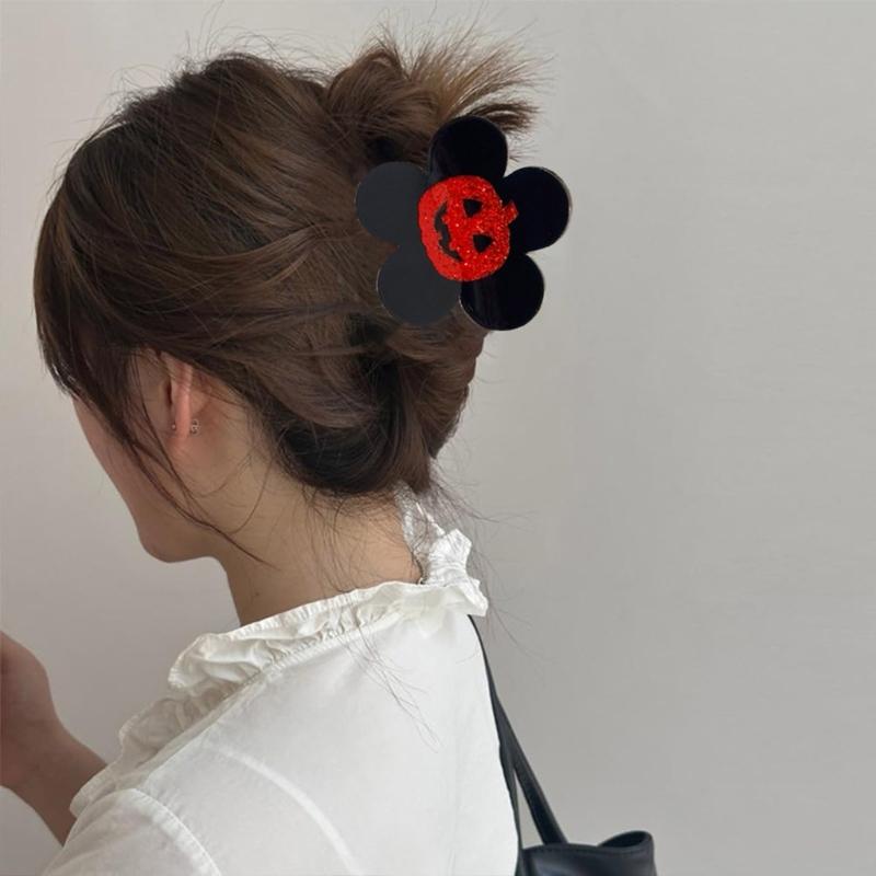Sparkling Halloween Hairpins Permanent Acrylic Material Comfortable Wear Party Theme Accessories for Women Men Children