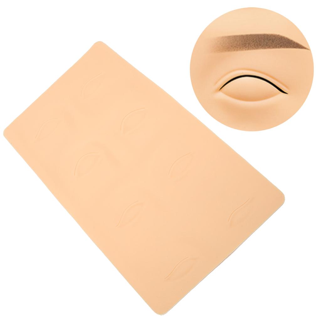 Silicone Microblading Practice Skin Makeup Eyebrow Eyeliner Practice Skin for Beginner