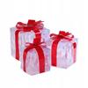 Decorative LED Illuminated Boxes Gifts for Under the Christmas Tree Decoration Package