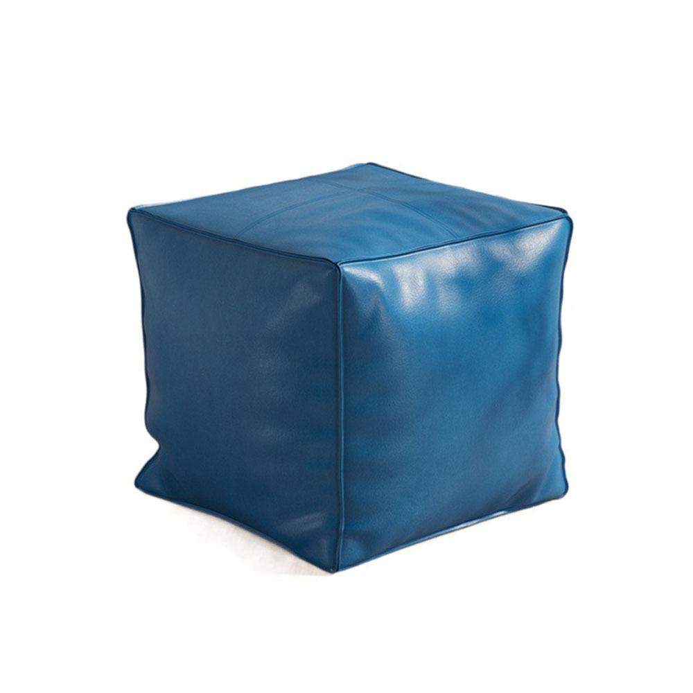 Non-Slip Storage Stool Waterproof Moroccan Pouf Foot Rest Leather Pouf  Home