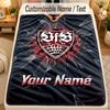 Flannel BlanketVfB Stuttgart FC Custom Name Text Personalized Soft Warm Throw Blanket Home Decor Gift