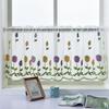 39.4x19.7 Inch Sheer Valance Curtain Window Drape Shades  Living Room Decoration