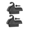 2x Black Sun Visor Clip 1RF14DX9AB Fit For Chrysler 300 Dodge Charger 2011-2020